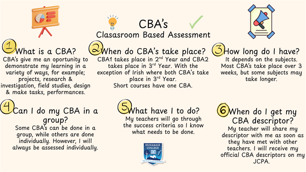 CBA (Classroom Based Assessment)