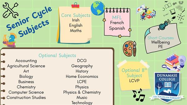 Senior Cycle Subjects